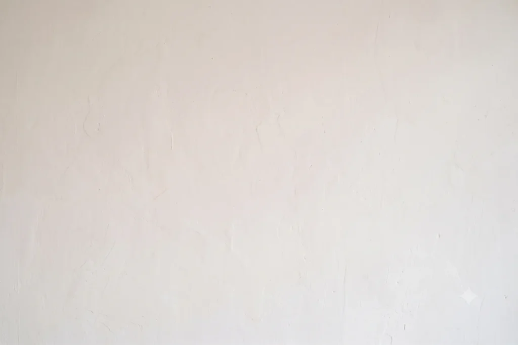 The same wall as plain painted plaster, before wallpaper.